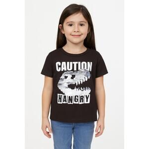 Excellent condition OshKosh Brown Dinosaur Flip Sequin Graphic T-Shirt – Size 6